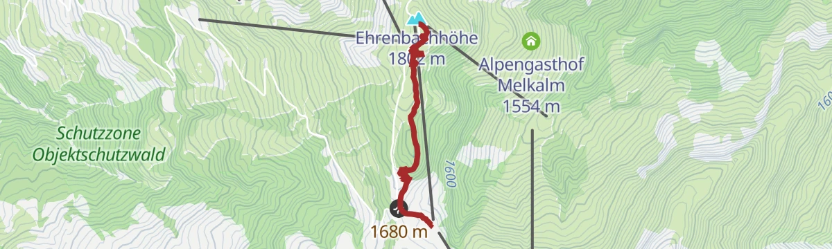 Route map: 2031 | Sonnenrast Trail